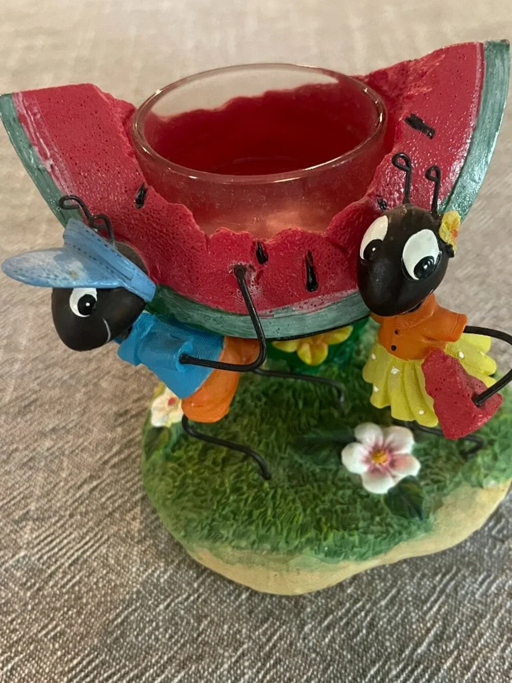 Yankee Tealight Candle Holder Ants Carrying Watermelon 3